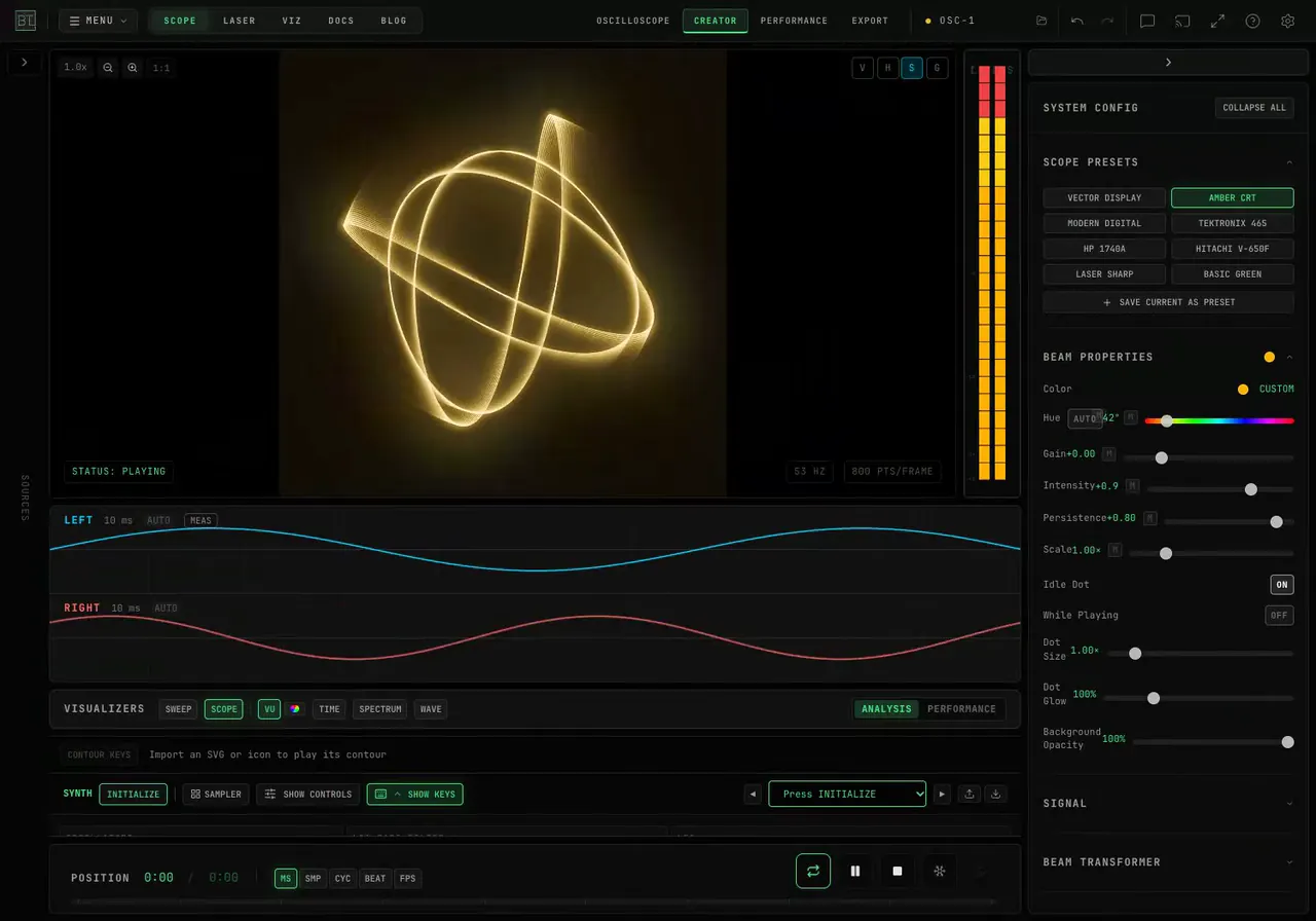 How Do I Add Phosphor Trails to an Oscilloscope Video?