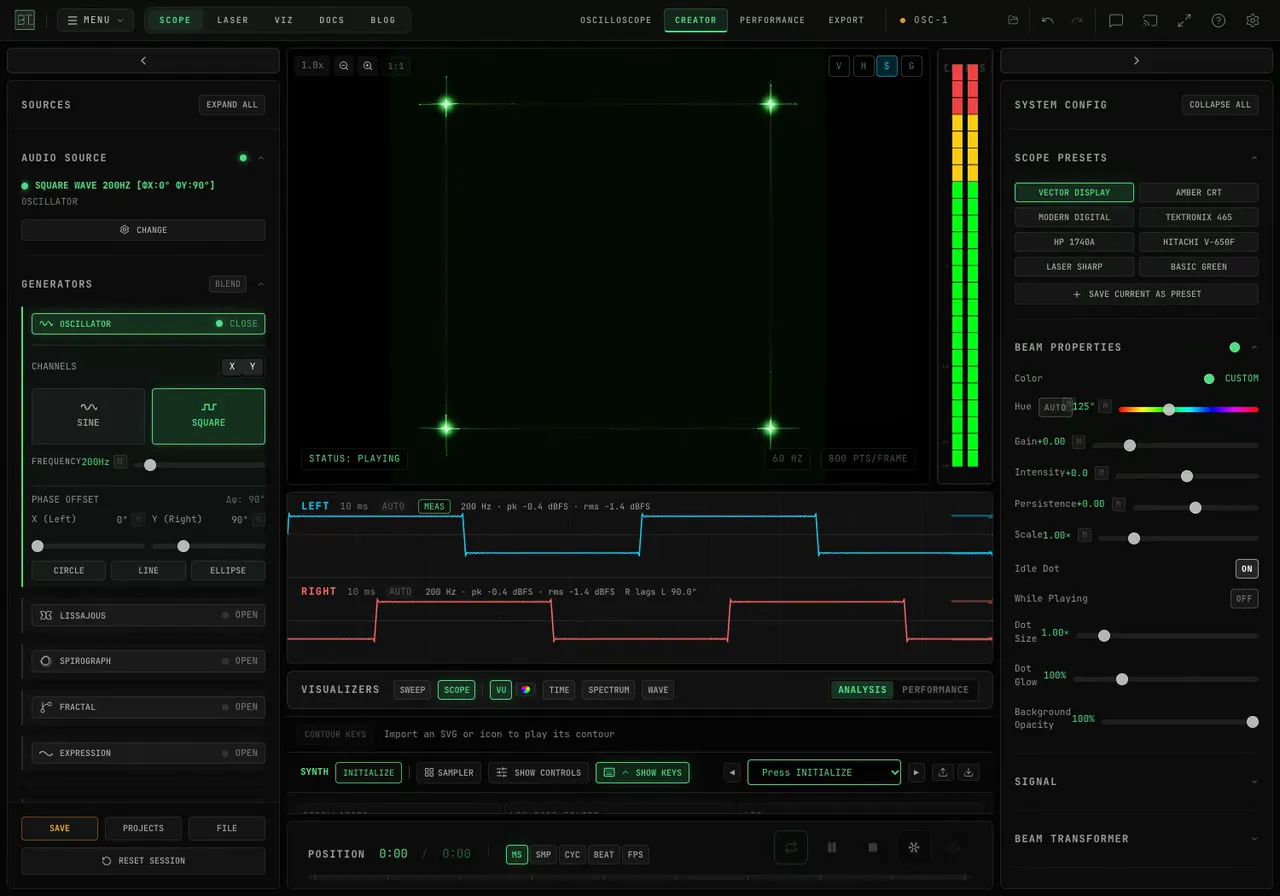 How Do I Draw a Square Instead of a Circle on an XY Oscilloscope?