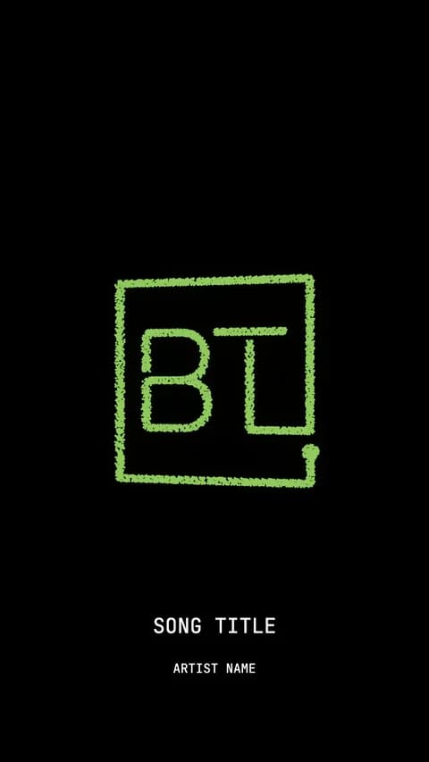 Particles forming the BeamTracer logo in a vertical music video