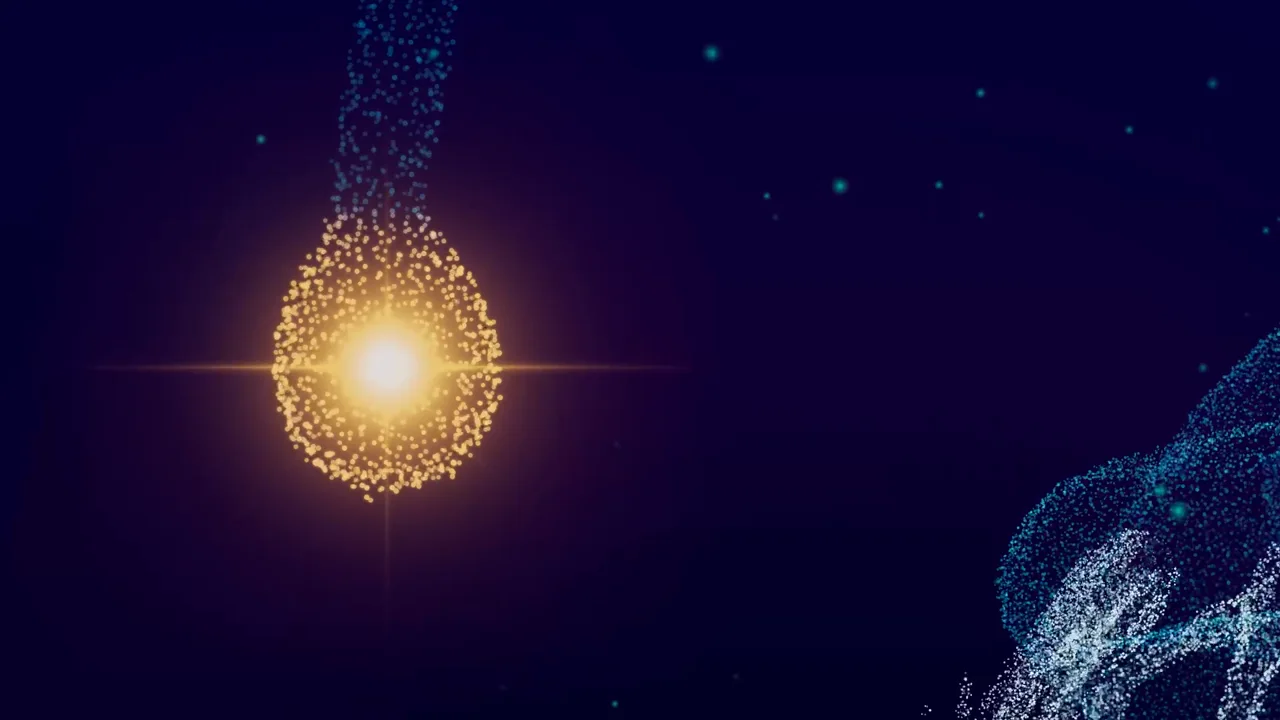 The lure's flare beside the anglerfish's jaws