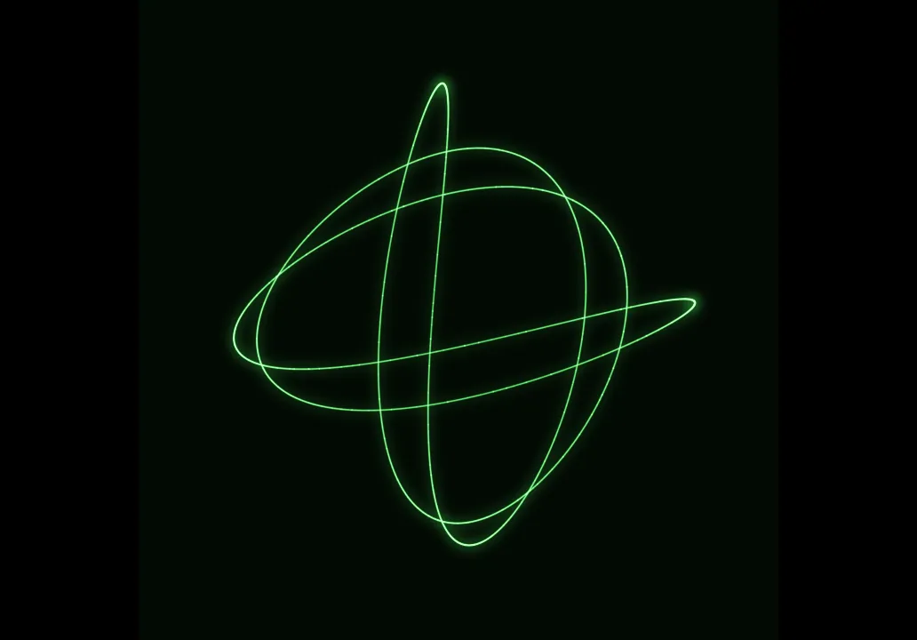 The green Lissajous trace in the actual saved PNG, presented here as a compressed WebP