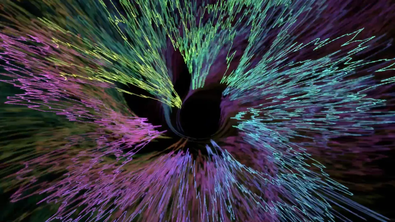 The same audio moment with the Spectral flux route set to Envelope