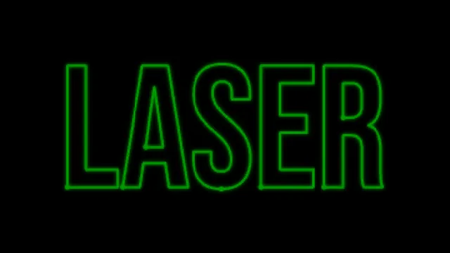 PULSE: the LASER outlines dimming and brightening in a restrained pulse