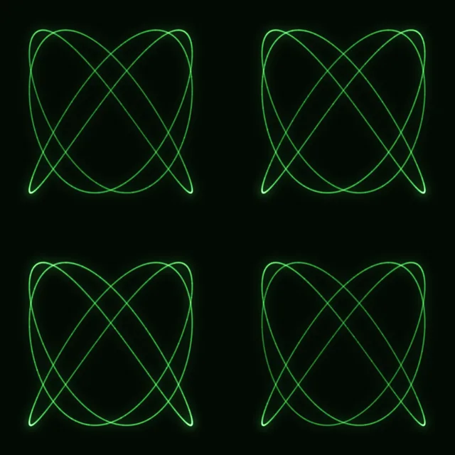 MPLX: a 2 by 2 grid of ghost copies of the figure morphing to 3 by 3 and back as Grid X and Grid Y rise from 1 to 3