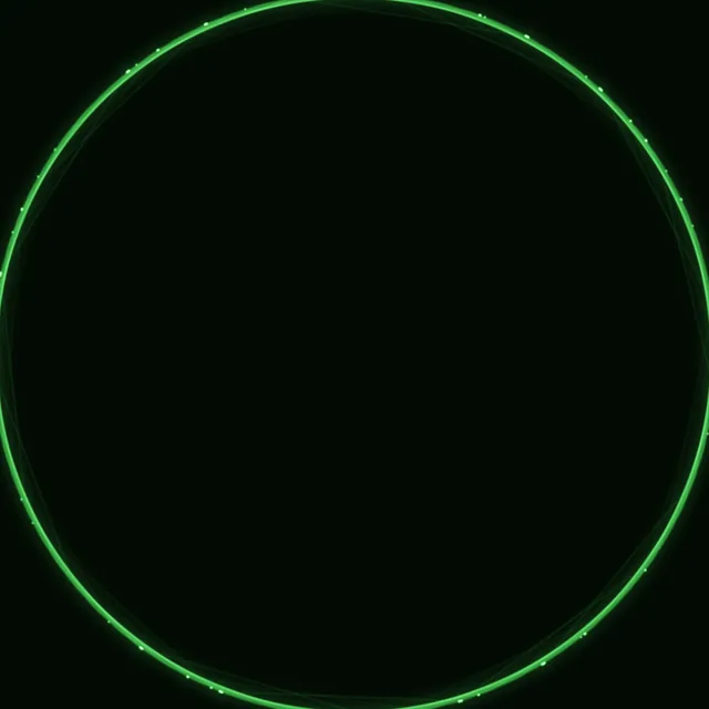 LANC: the same circle drawn as a smooth round curve