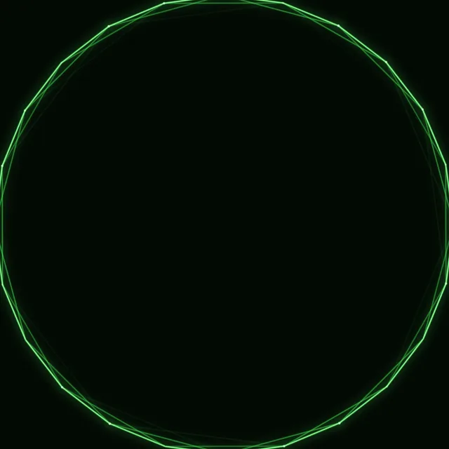 STEP: the same circle with each sample held until the next, a faint staircase along the outline