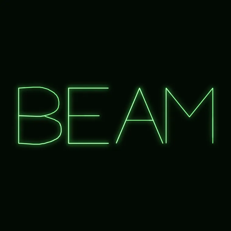 BEAM in the single-stroke Handwriting alphabet