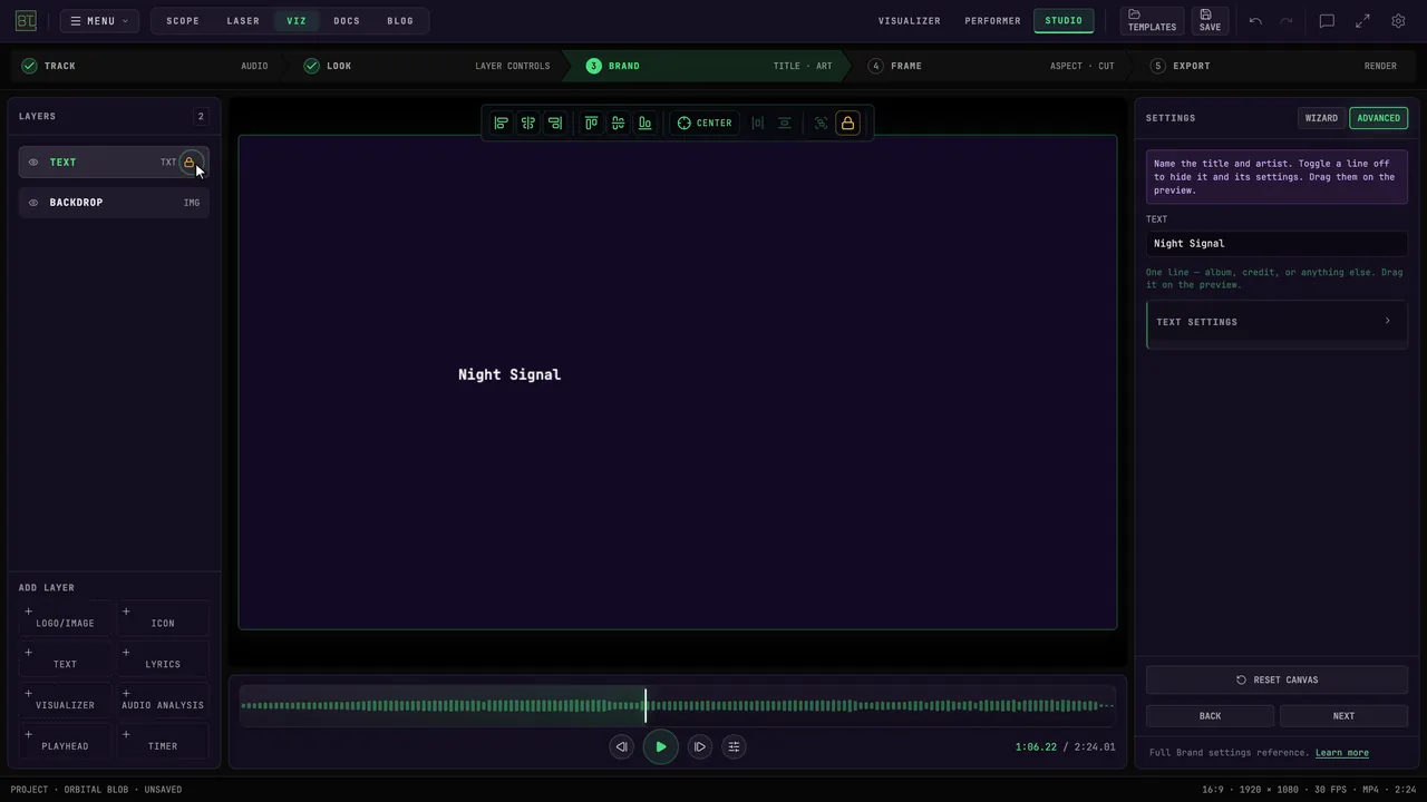Hide, lock, delete and restore a layer.