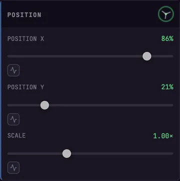 Advanced Position controls