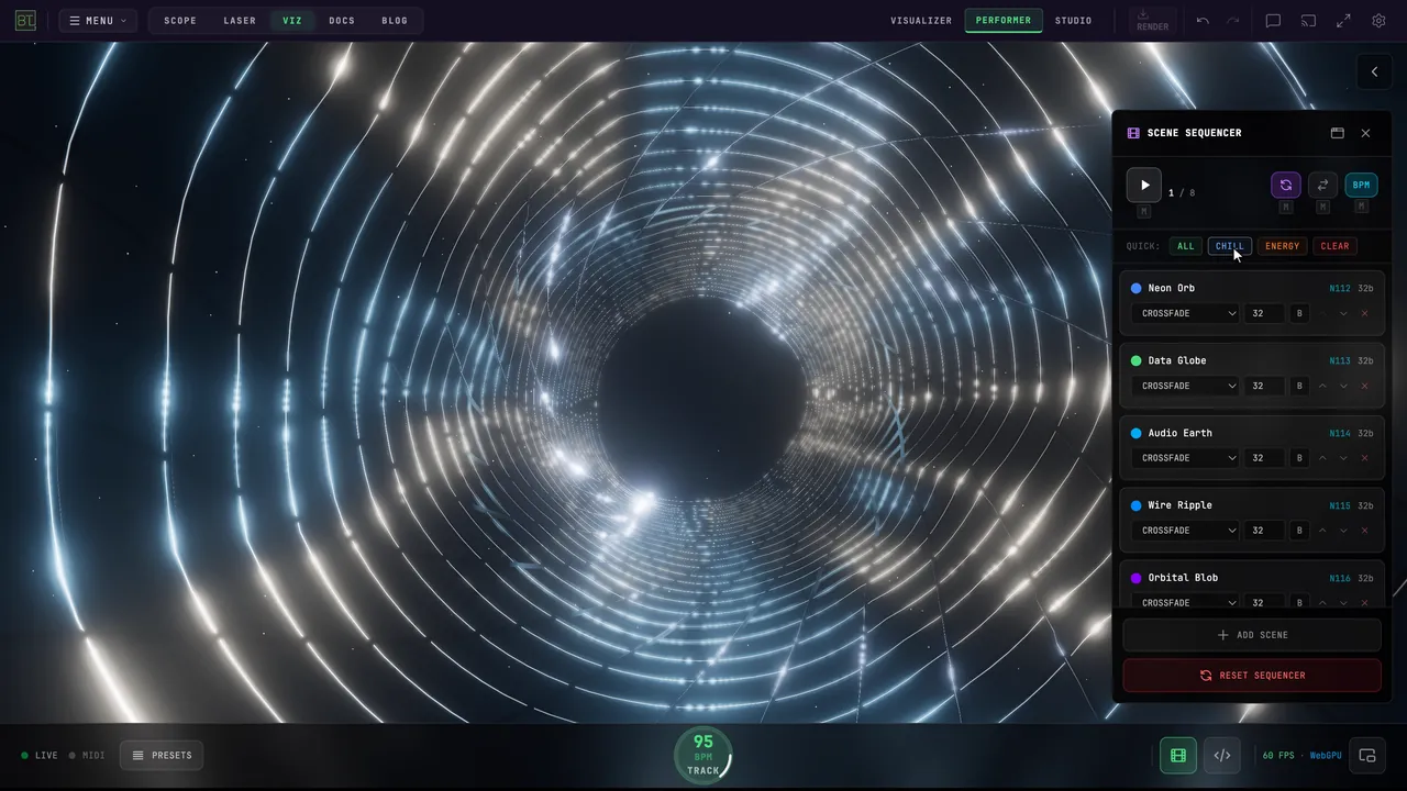 Build a CHILL sequence in one click